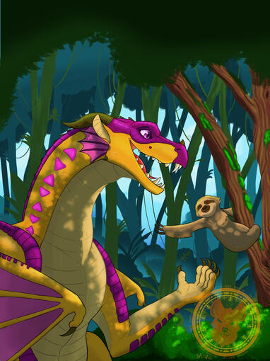 Kinkajou in the jungle